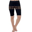 Luxury Ornate Minimal Style Dark Print Cropped Leggings  View1