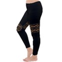 Luxury Ornate Minimal Style Dark Print Classic Winter Leggings View2