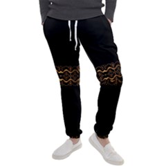 Luxury Ornate Minimal Style Dark Print Men s Jogger Sweatpants by dflcprintsclothing