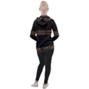 Luxury Ornate Minimal Style Dark Print Women s Hooded Pullover View2