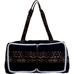 Luxury Ornate Minimal Style Dark Print Multi Function Bag