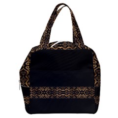 Luxury Ornate Minimal Style Dark Print Boxy Hand Bag by dflcprintsclothing