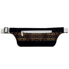 Luxury Ornate Minimal Style Dark Print Active Waist Bag