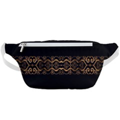 Luxury Ornate Minimal Style Dark Print Waist Bag 