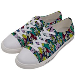 Where The Fairies Dance In Winter Times Women s Low Top Canvas Sneakers