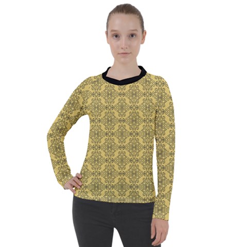 Black & Mellow Yellow Women s Pique Long Sleeve Tee by redcarpettees