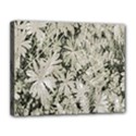 Pale Tropical Floral Print Pattern Canvas 14  x 11  (Stretched) View1