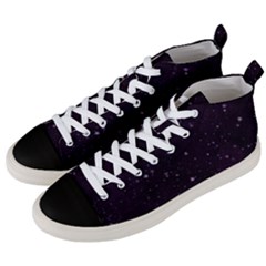 Pink Stars Men s Mid-top Canvas Sneakers by Dazzleway