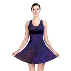 Blue,pink,red And Purple Galaxy Reversible Skater Dress by Dazzleway