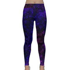 Blue,pink,red And Purple Galaxy Classic Yoga Leggings by Dazzleway