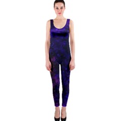 Blue,pink,red And Purple Galaxy One Piece Catsuit by Dazzleway