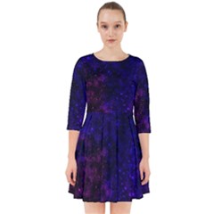 Blue,pink,red And Purple Galaxy Smock Dress by Dazzleway