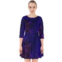 Blue,pink,red and purple Galaxy Smock Dress View1