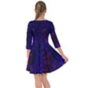 Blue,pink,red and purple Galaxy Smock Dress View2