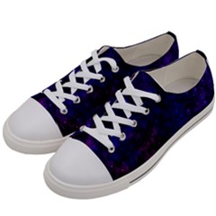 Blue,pink,red And Purple Galaxy Women s Low Top Canvas Sneakers by Dazzleway