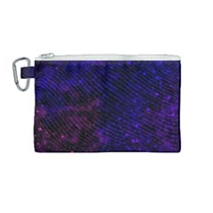 Blue,pink,red And Purple Galaxy Canvas Cosmetic Bag (medium) by Dazzleway