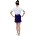 Blue,pink,red and purple Galaxy Kids  Tennis Skirt View2