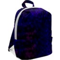 Blue,pink,red and purple Galaxy Zip Up Backpack View2