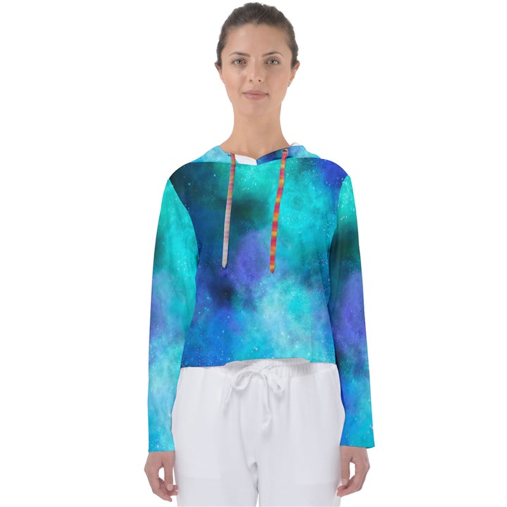 Blue Galaxy Women s Slouchy Sweat