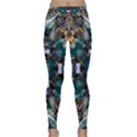 Teal and gold Classic Yoga Leggings View1