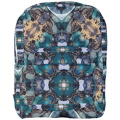 Teal And Gold Full Print Backpack