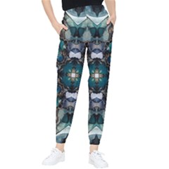 Teal And Gold Tapered Pants by Dazzleway