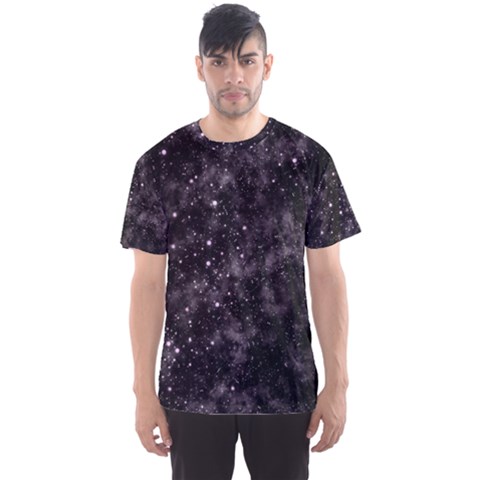 Pink Gray Galaxy Men s Sport Mesh Tee by Dazzleway