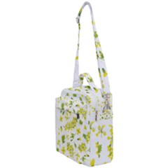 Yellow Flowers Crossbody Day Bag by designsbymallika