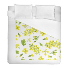 Yellow Flowers Duvet Cover (full/ Double Size) by designsbymallika