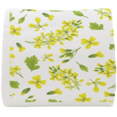 Yellow Flowers Seat Cushion by designsbymallika