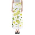 Yellow Flowers Full Length Maxi Skirt View1