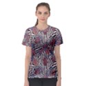 Zebra Chain Pattern Women s Sport Mesh Tee View1