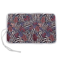 Zebra Chain Pattern Pen Storage Case (l) by designsbymallika