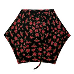 Red Roses Mini Folding Umbrellas by designsbymallika