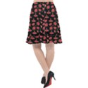 Red Roses Fishtail Chiffon Skirt View2