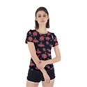 Red Roses Back Cut Out Sport Tee View2