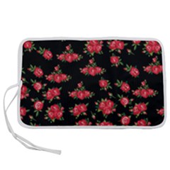 Red Roses Pen Storage Case (m) by designsbymallika