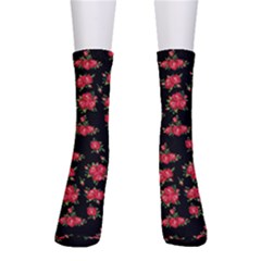 Red Roses Men s Crew Socks by designsbymallika