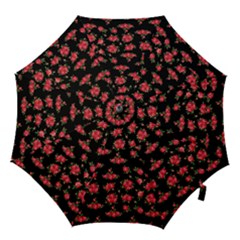 Red Roses Hook Handle Umbrellas (small) by designsbymallika