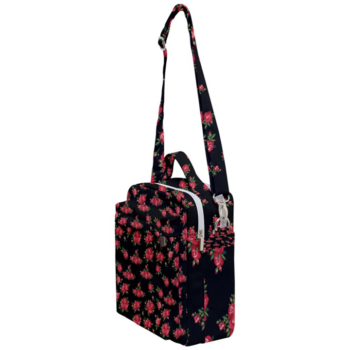 Red Roses Crossbody Day Bag