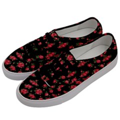 Red Roses Men s Classic Low Top Sneakers by designsbymallika