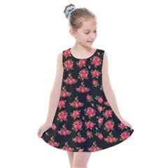 Red Roses Kids  Summer Dress by designsbymallika