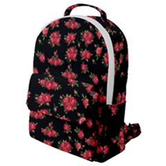 Red Roses Flap Pocket Backpack (small) by designsbymallika