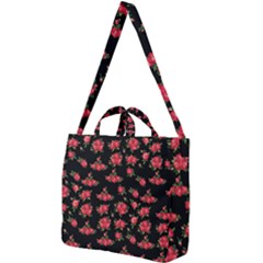 Red Roses Square Shoulder Tote Bag