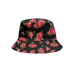 Red Roses Bucket Hat (kids) by designsbymallika