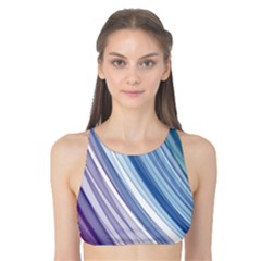 Rainbow Stripes Tank Bikini Top by Dazzleway