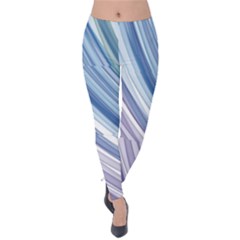 Rainbow Stripes Velvet Leggings by Dazzleway