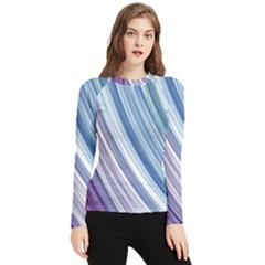 Rainbow Stripes Women s Long Sleeve Rash Guard by Dazzleway