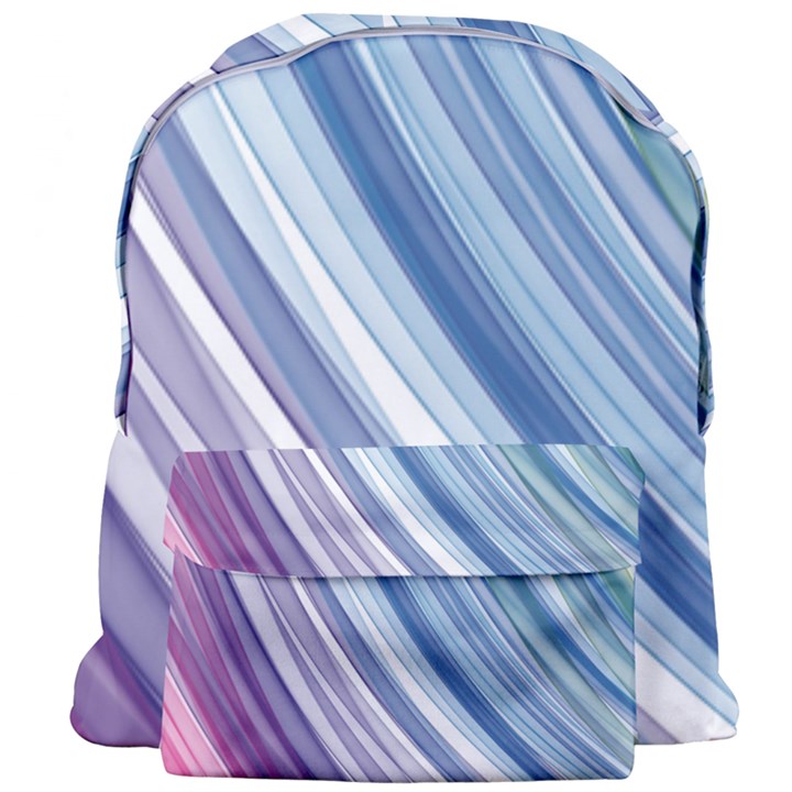 Rainbow stripes Giant Full Print Backpack