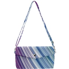 Rainbow Stripes Removable Strap Clutch Bag by Dazzleway